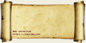 Mirjana Aksentijević vizit kartica